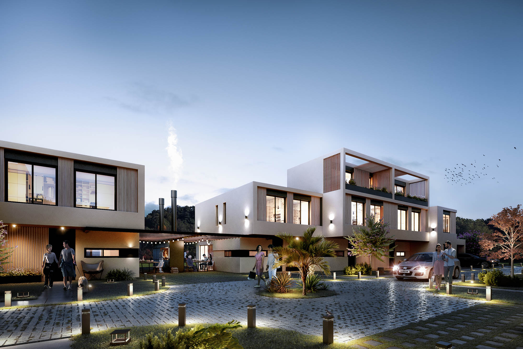 Bulevar complex interior